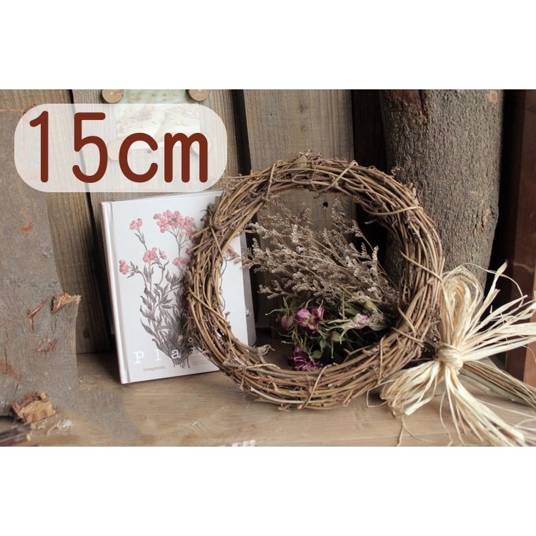 天然藤圈︱花圈 微景 園藝 雜貨 藤球 木圈 拼貼 彩繪 DIY 美勞 幼兒園 安親班 手作材料︱小麥手作舖-規格圖9