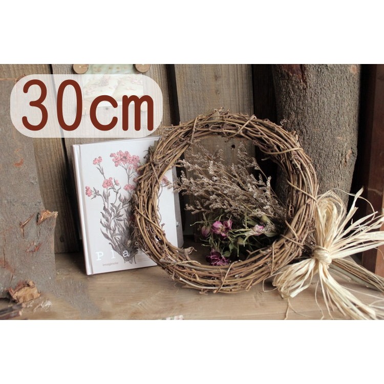 天然藤圈︱花圈 微景 園藝 雜貨 藤球 木圈 拼貼 彩繪 DIY 美勞 幼兒園 安親班 手作材料︱小麥手作舖-規格圖9
