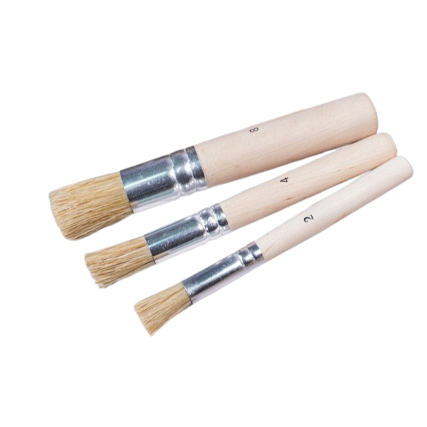 木桿型染筆︱拓染筆 拓印筆 蝶古巴特 拼貼 美勞 手作材料 彩繪 DIY 美勞 幼兒園 安親班︱小麥手作舖-細節圖2