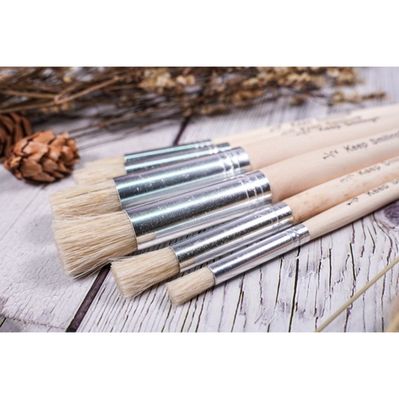 木桿型染筆︱拓染筆 拓印筆 蝶古巴特 拼貼 美勞 手作材料 彩繪 DIY 美勞 幼兒園 安親班︱小麥手作舖-細節圖4