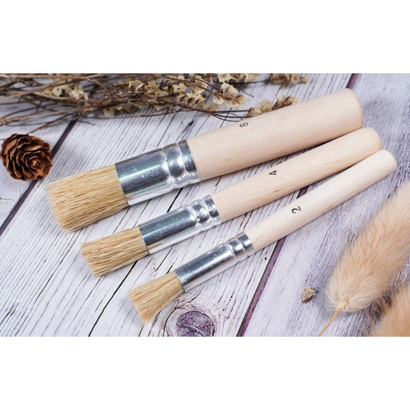 木桿型染筆︱拓染筆 拓印筆 蝶古巴特 拼貼 美勞 手作材料 彩繪 DIY 美勞 幼兒園 安親班︱小麥手作舖-細節圖6