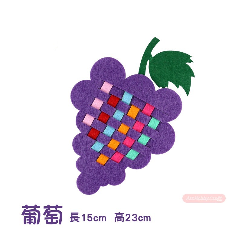 兒童手工編織材料包︱幼兒園diy不織布編織教具 兒童早期教育 益智材料 親子手作 兒童手作 DIY︱小麥手作舖-細節圖10