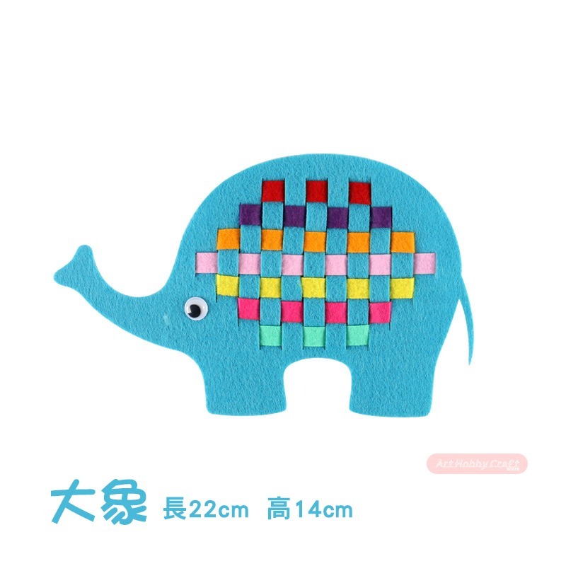 兒童手工編織材料包︱幼兒園diy不織布編織教具 兒童早期教育 益智材料 親子手作 兒童手作 DIY︱小麥手作舖-規格圖11