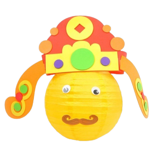 財神帽子diy材料包︱新年手工 diy財神帽子 禮物 幼兒園 創意兒童 EVA手工製作 DIY材料包︱小麥手作舖-細節圖2