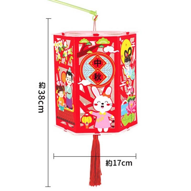 春節投影花燈︱2026馬年燈籠 新年走馬燈 新年 元宵 中秋 幼兒園 兒童DIY製作材料包 燈籠手作︱小麥手作舖-細節圖3