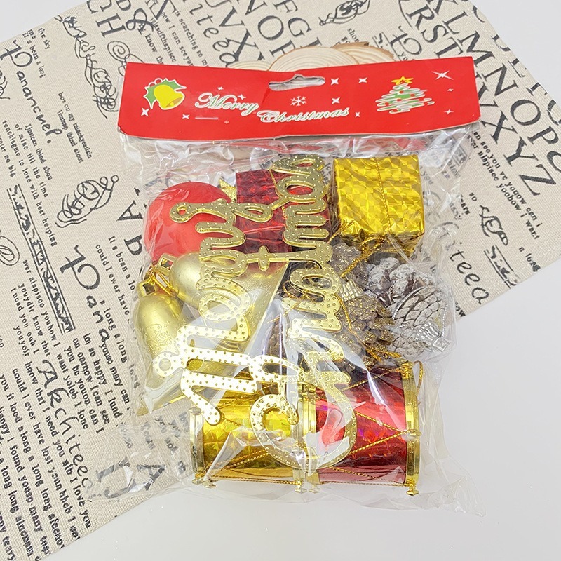 聖聖誕裝飾套餐包-中號/套︱聖誕大多多包 聖誕樹裝飾用品 松果鈴鐺掛件禮品包 幼稚園 安親班 補習班 手作∣小麥手作舖-細節圖10