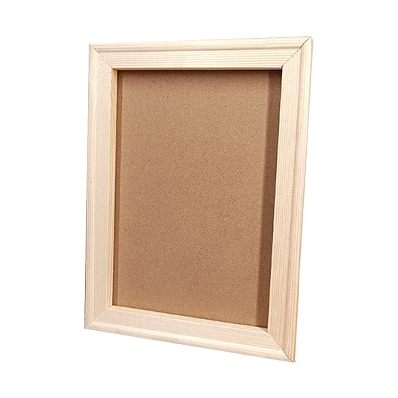 圓弧邊-木質黏土框18x24cm︱固定框 木質畫框 黏土框 立體框 ∣蝶古巴特 拼貼 彩繪 DIY 手作材料∣小麥手作舖-細節圖2