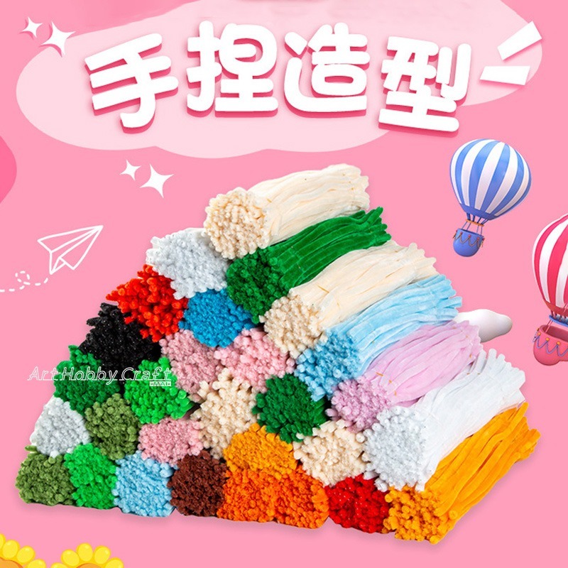 彩色毛根100根入 單色毛根100根入 ︱毛條 扭扭棒  親子手作 兒童手作 DIY材料包 美勞 手作材料∣小麥手作舖-細節圖4