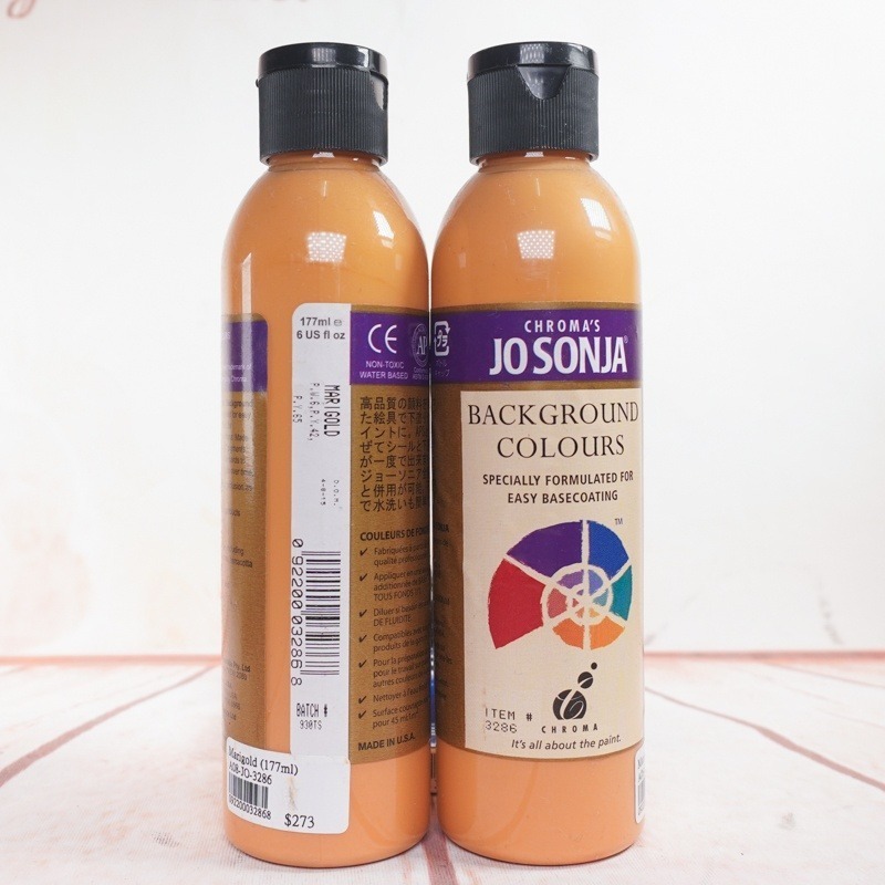 背景色顏料︱JO SONJA 美國壓克力顏料 蝶古巴特  DIY 美勞 幼兒園 水彩 畫畫 美術 手工藝︱小麥手作舖-細節圖5