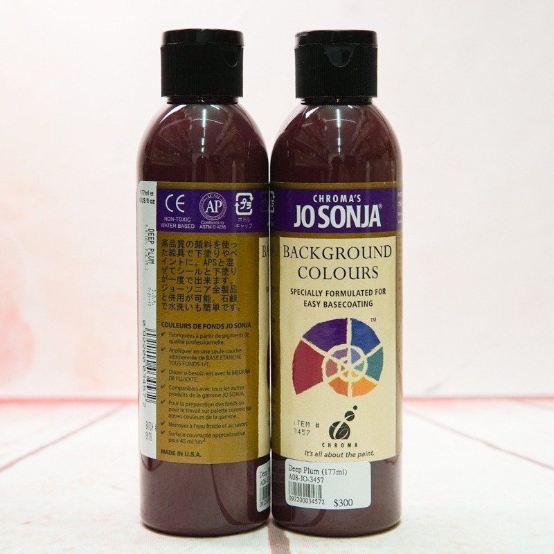 背景色顏料︱JO SONJA 美國壓克力顏料 蝶古巴特  DIY 美勞 幼兒園 水彩 畫畫 美術 手工藝︱小麥手作舖-規格圖11