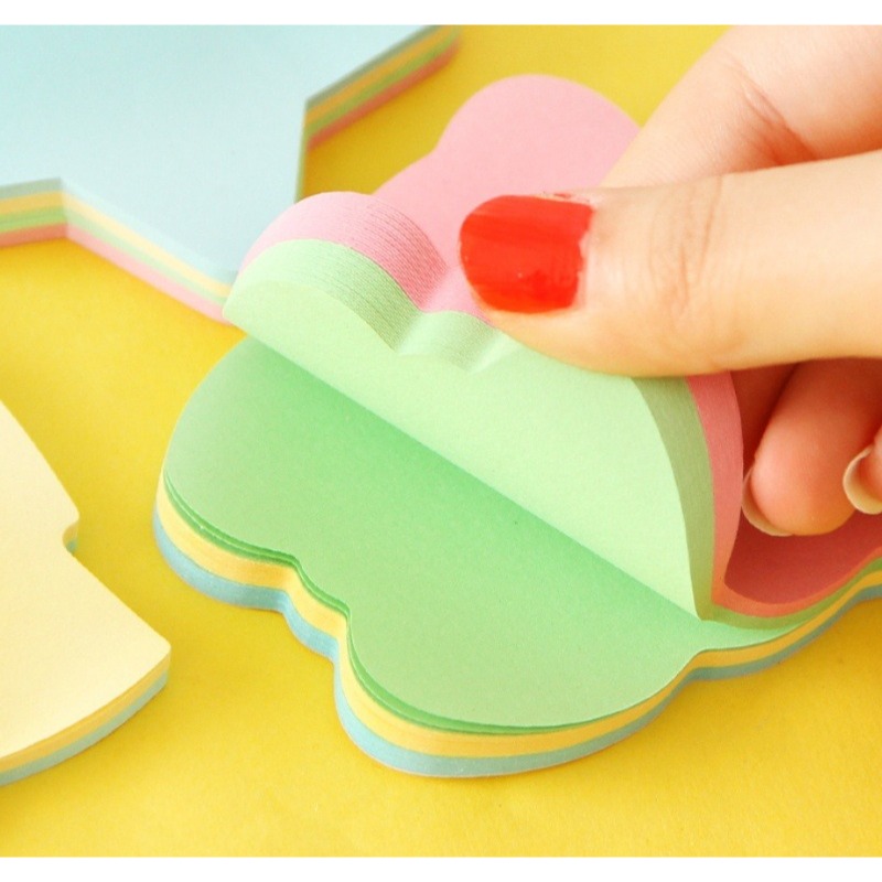 造型創意彩色便利貼-100頁∣便籤紙 便條紙 N次貼 牆貼 標簽貼 手帳素材 辦公小物 留言條 彩色便條紙 ︱小麥手作舖-細節圖8