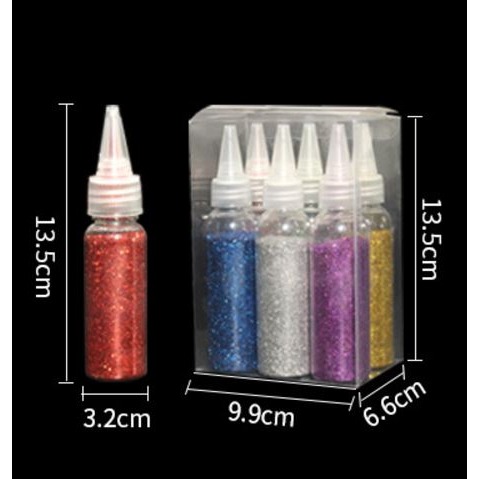 金蔥膠水60克︱台灣現貨 膠水筆 亮粉膠 金粉膠 金蔥膠 閃光膠 亮粉膠水 金蔥膠水 蝶古巴特拼貼 黏土美勞︱小麥手作舖-細節圖4