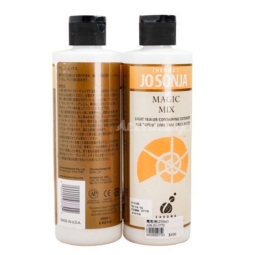 多功能魔術液︱60ml 250ml 美國JO SONJA 台灣現貨 蝶古巴特 拼貼 彩繪 手作材料︱小麥手作舖-細節圖2