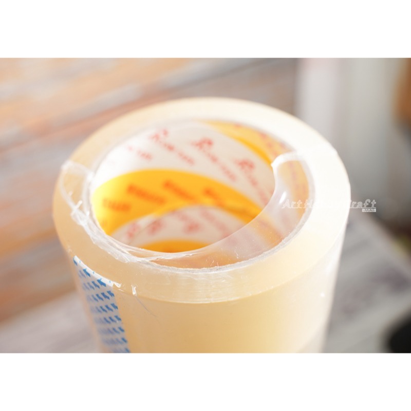 一顆=大卷封箱膠帶2吋︱一顆90米長 透明膠帶 打包膠帶 封箱膠帶 opp膠帶 文具膠帶 文具用品︱小麥手作舖-細節圖9