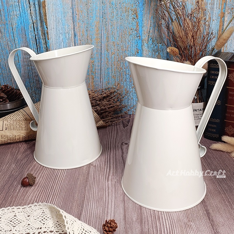 上漆牛奶壺【大】︱台灣現貨 烤漆鐵器 已烤漆 蝶古巴特 拼貼 彩繪 DIY 美勞 幼兒園 安親班 手作材料︱小麥手作舖-細節圖4