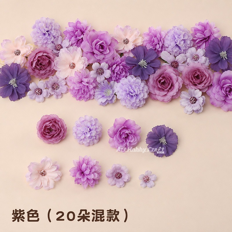 D紫色（20朵混款）