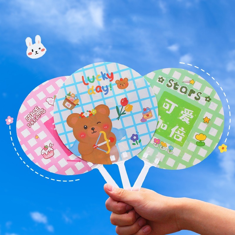 可愛小圓扇︱手持扇子 夏季 迷你可愛手持 便攜 隨身小扇子 小圓扇子 ︱小麥手作舖-細節圖4