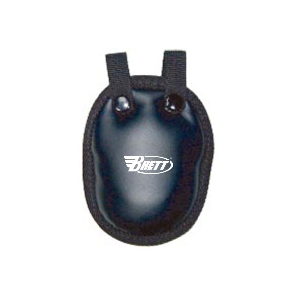 BRETT 布瑞特 捕手面罩 皮製外掛護喉 加長防護 AC-13R-規格圖1