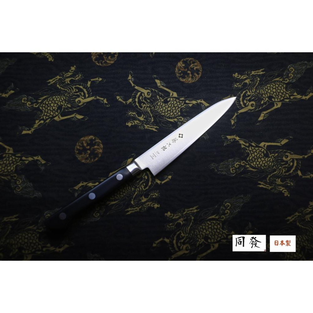 【上利嚴選】日本製🇯🇵藤次郎 DP 120mm 萬用小刀  F-801 萬用細工刀 西餐刀 主廚刀 tojiro-細節圖3