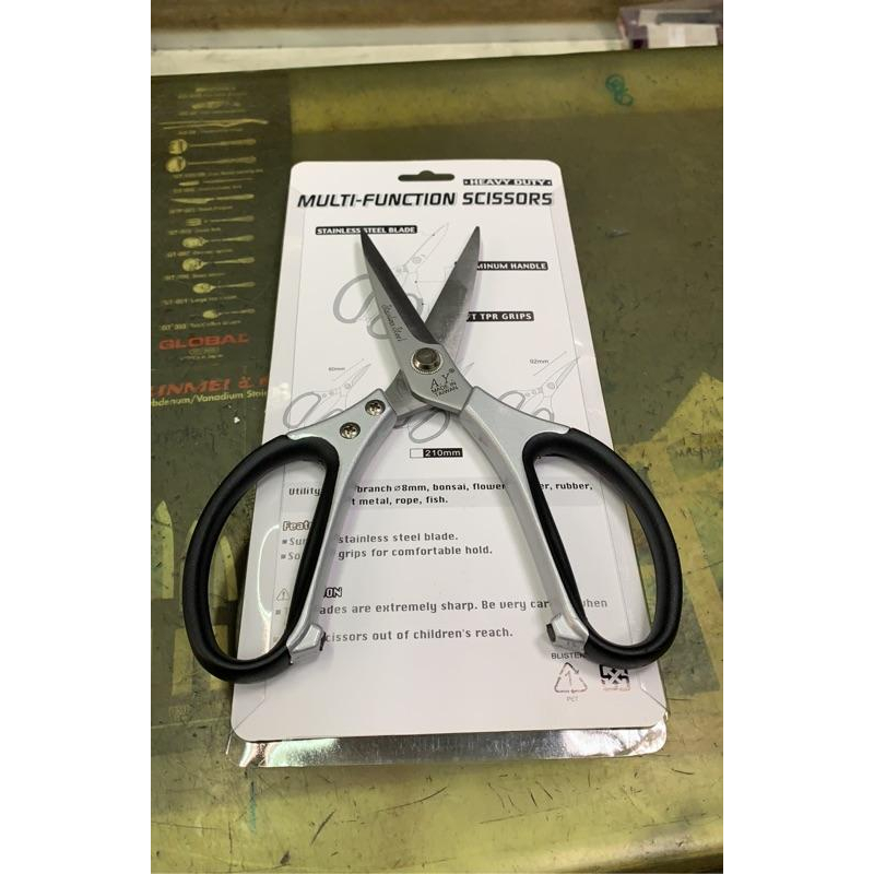 【上利嚴選】台灣製🇹🇼A.Y. 多用途多功能不銹鋼剪刀 雞排剪刀 食物剪刀 厚刃 萬能剪刀 雞排 雞肉 魚肉 魚骨-細節圖2