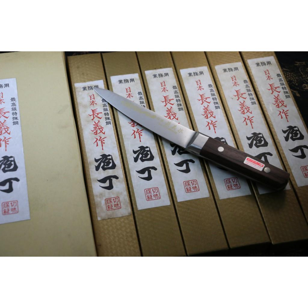 【肉的世界】日本製🇯🇵長義作 口金付骨透丸 口金附 去骨刀 取骨刀 拔骨刀 雞肉工廠 剃骨刀 高碳硬度不銹鋼 骨透丸-細節圖5