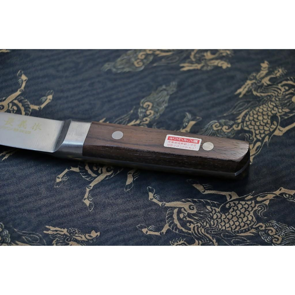 【肉的世界】日本製🇯🇵長義作 口金付骨透丸 口金附 去骨刀 取骨刀 拔骨刀 雞肉工廠 剃骨刀 高碳硬度不銹鋼 骨透丸-細節圖6