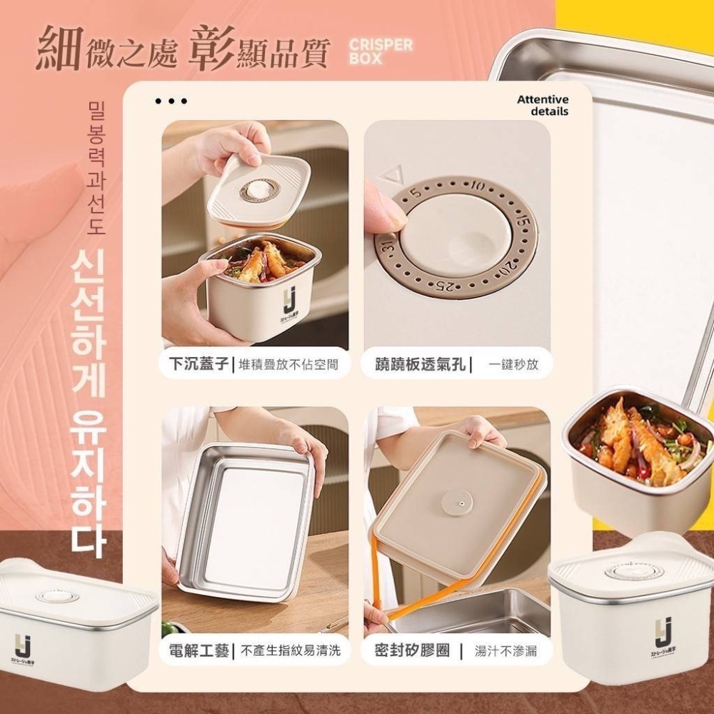 🎏LIJI可微波日式不鏽鋼保鮮盒-細節圖5