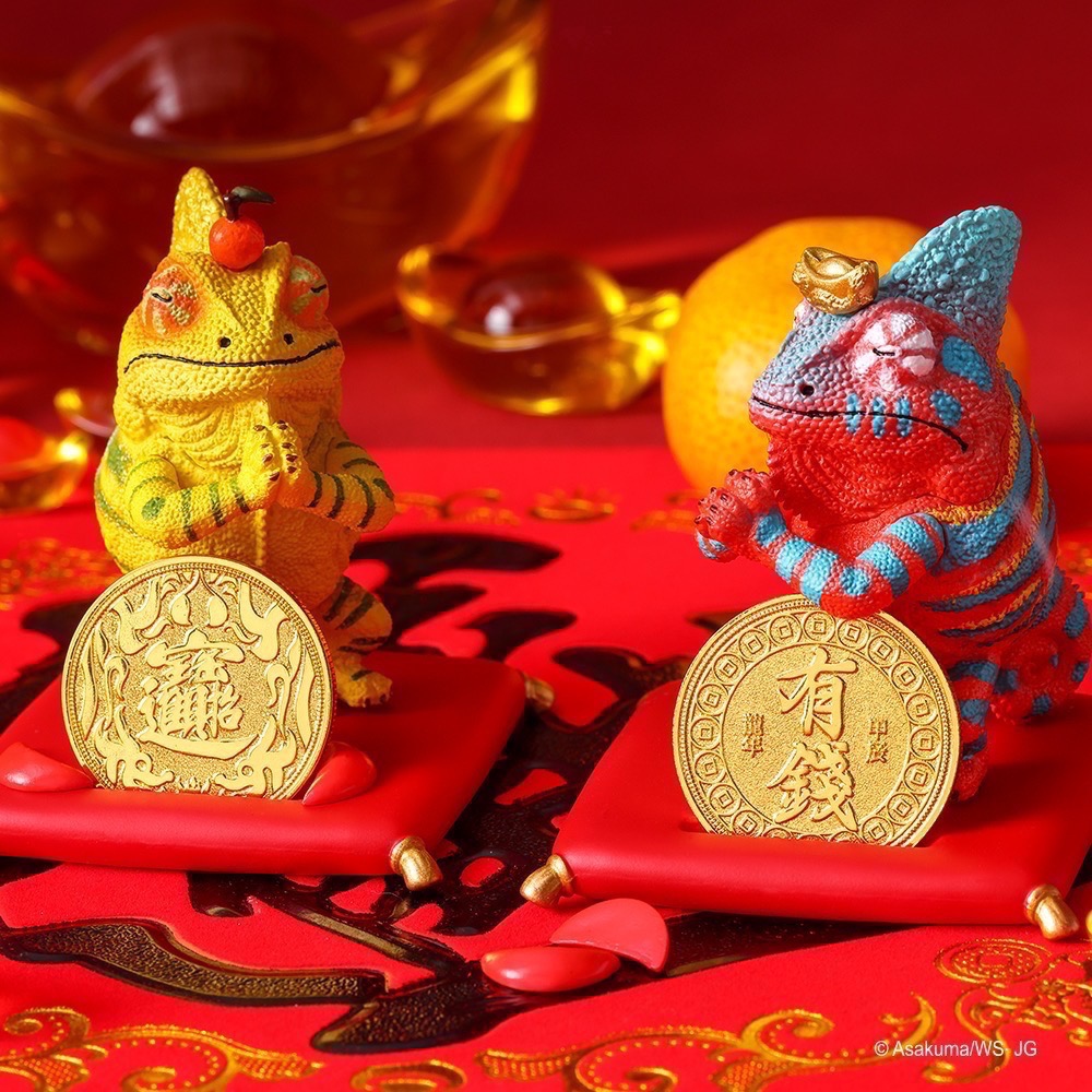 沐米而玩🐰-朝隈俊男 龍年招財公仔四款套組 (大全套含變彩藍）龍 隱藏 盒玩 盲盒-細節圖4