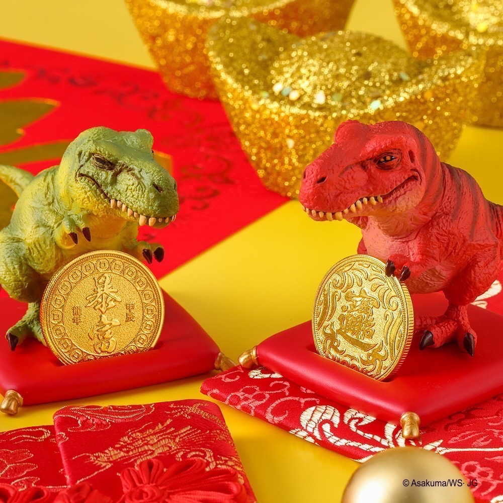 沐米而玩🐰-朝隈俊男 龍年招財公仔四款套組 (大全套含變彩藍）龍 隱藏 盒玩 盲盒-細節圖5