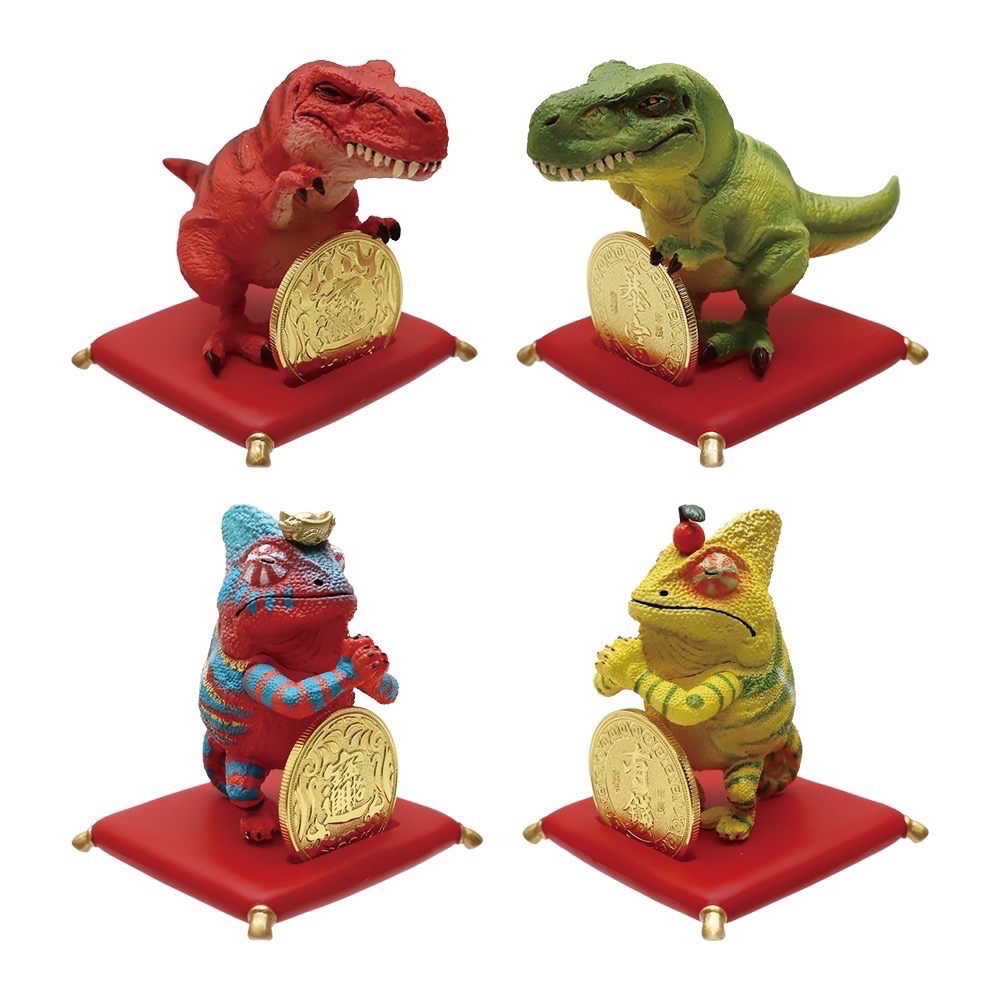 沐米而玩🐰-朝隈俊男 龍年招財公仔四款套組 (大全套含變彩藍）龍 隱藏 盒玩 盲盒-細節圖6