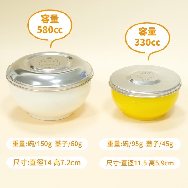 316不鏽鋼兒童繽紛隔熱碗(贈304不鏽鋼蓋)-細節圖2