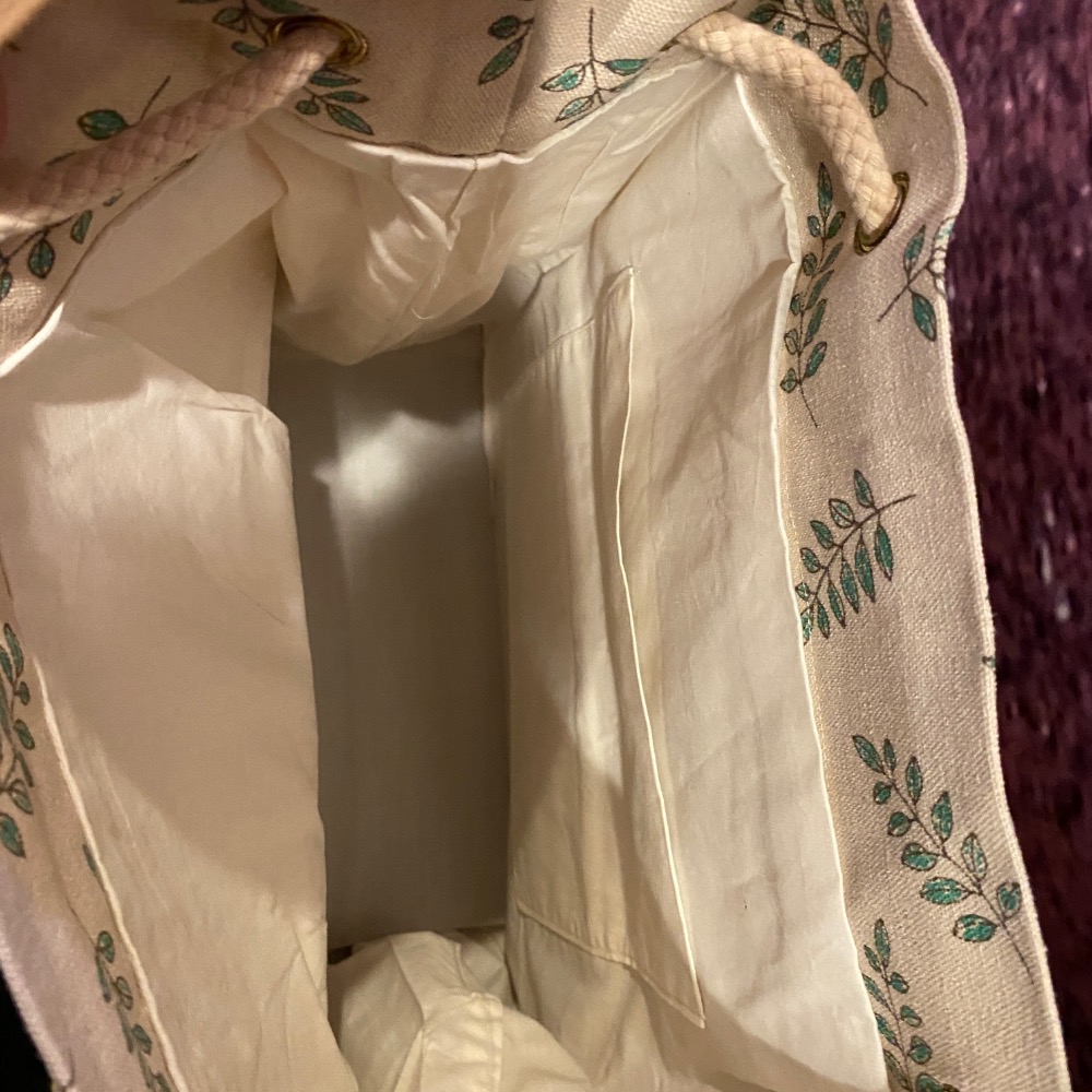 （豆兒）葉子圖騰肩背包-細節圖2