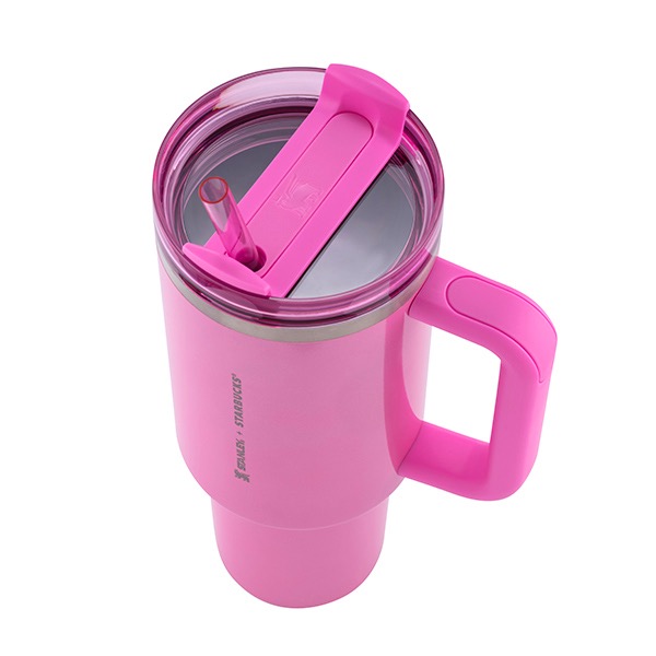 [星巴克] STANLEY魅力粉40OZ不鏽鋼把手TOGO冷水杯  原價1750-細節圖2