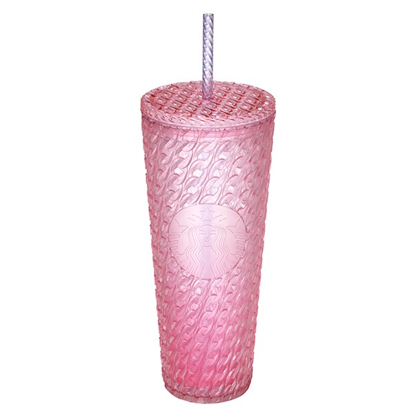 [星巴克] 24OZChained櫻色TOGO冷水杯 原價750-細節圖2