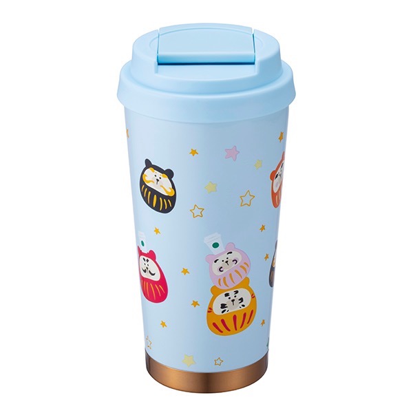 ［星巴克］許願達摩不鏽鋼杯 原價1100-細節圖2