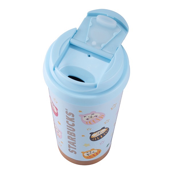 ［星巴克］許願達摩不鏽鋼杯 原價1100-細節圖3