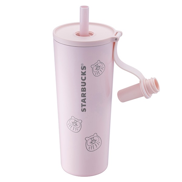 ［星巴克］幸福達摩吸管蓋不鏽鋼TOGO冷水杯 原價1700-細節圖3