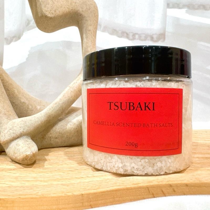 現貨寄出不用等 台灣公司貨 最新商品上架 TSUBAKI 思波綺 山茶花語鹽浴  鹽浴 去角質 沐浴-細節圖6