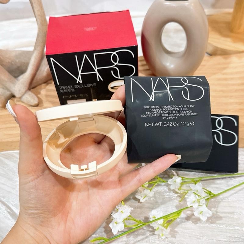 🔥現貨爆夯 超快出貨🔥NARS 明星底妝三件套 裸光蜜粉餅 遮瑕膏 氣墊粉餅 氣墊套組-細節圖6