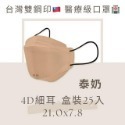 現貨寄出 淨新 4D細耳/寬耳 標準版 細耳 25入/盒 10/袋 醫用口罩 成人口罩 魚型口罩 台灣製 4D口罩-規格圖8