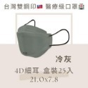 現貨寄出 淨新 4D細耳/寬耳 標準版 細耳 25入/盒 10/袋 醫用口罩 成人口罩 魚型口罩 台灣製 4D口罩-規格圖8