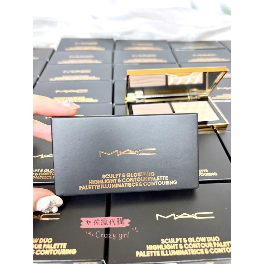 現貨寄出 MAC 高光修容盤 生薑打亮 omega 鼻影 修容 口袋雙色修容 打亮盤-細節圖2