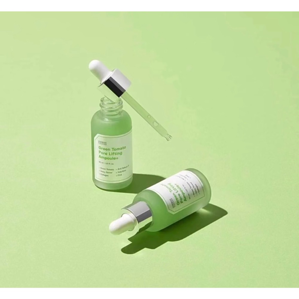 現貨寄出不用等 🇰🇷韓國SUNGBOON EDITOR 綠番茄緊緻毛孔安瓶 精華 加大容量 安瓶 毛孔精華-細節圖3