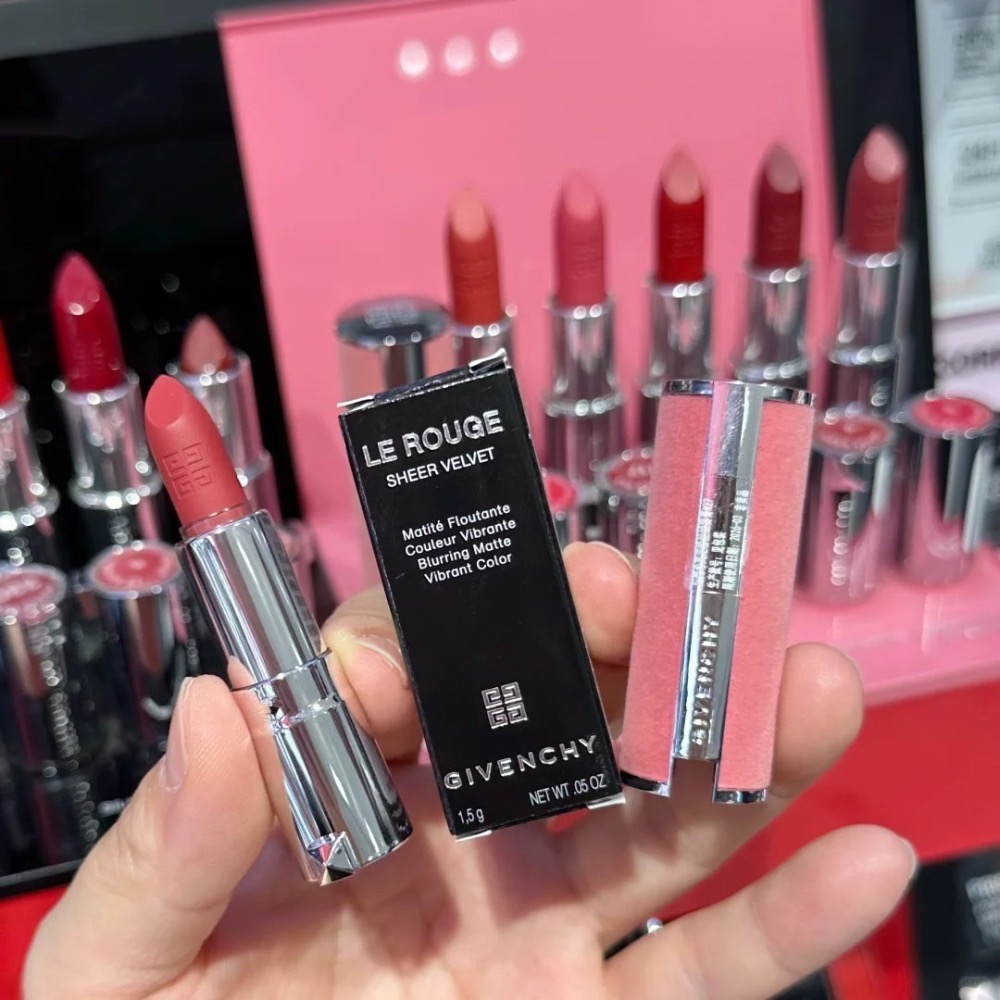 現貨 GIVENCHY 紀梵希 高訂香榭粉絲絨唇膏 #N27 1.5g 精巧版小樣❤️‍🔥-細節圖5