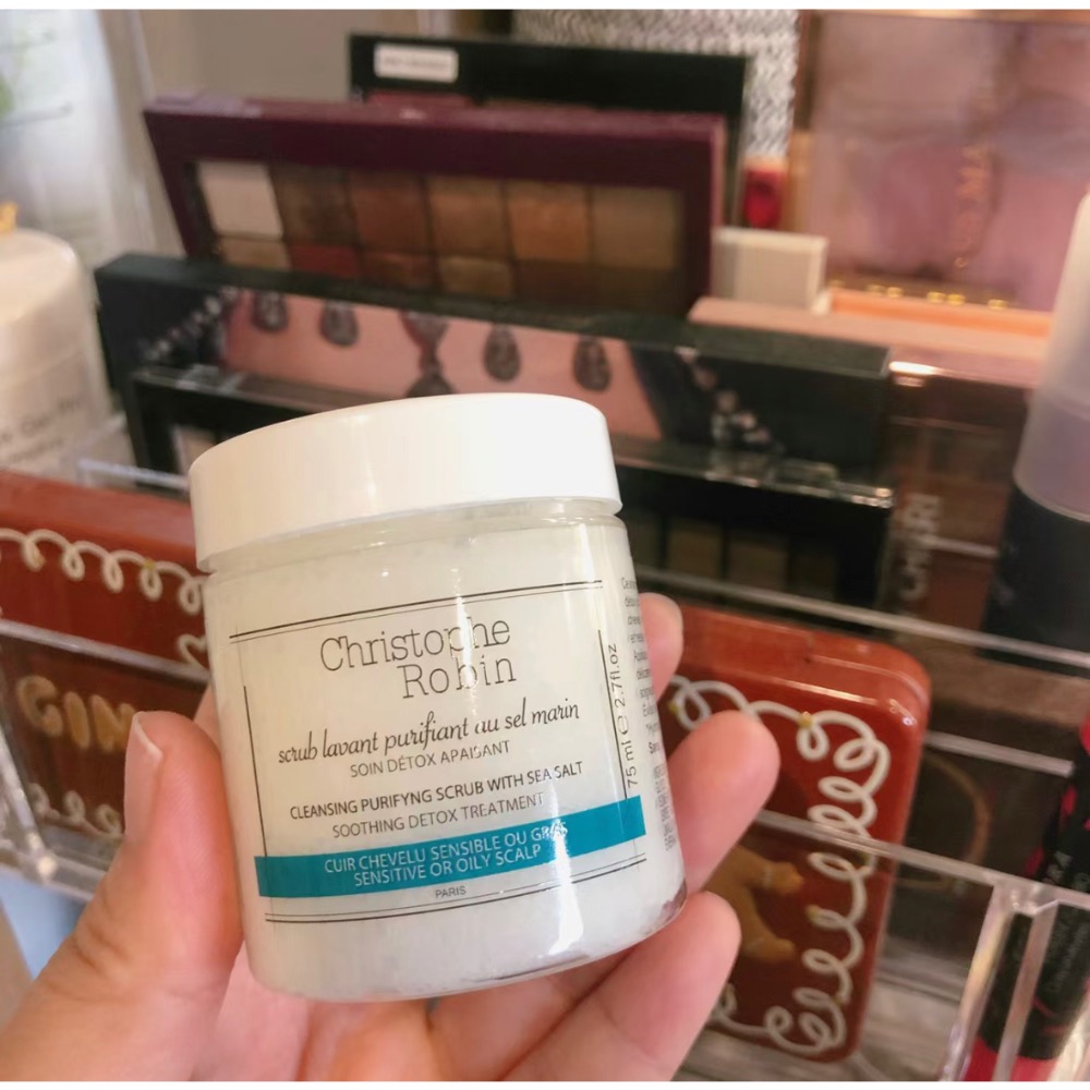 預購 🇫🇷Christophe Robin 海鹽舒緩頭皮潔淨霜75ml-細節圖2