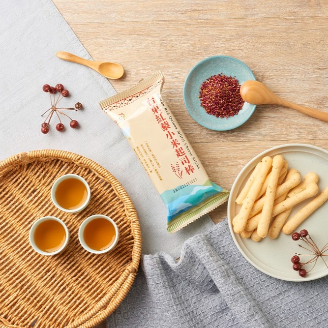 DJULIS 德朱利斯 紅藜小米起司棒 63g*3盒-細節圖2