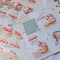 小呆愛分裝- sonia 2023文具展新品 說說文字 便簽 Dessert 拍立得 分裝 自帶離型紙-規格圖4