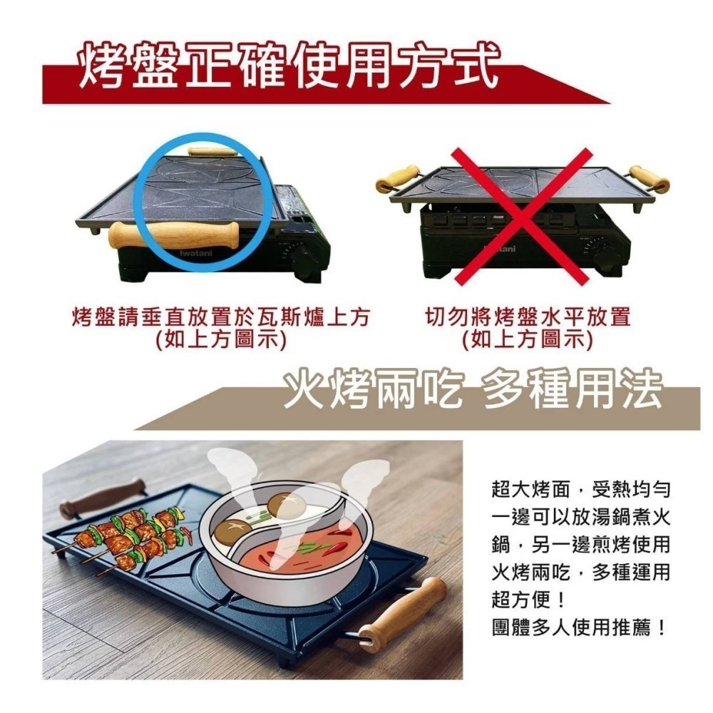 贈防燙手套 炭之鼎 備長炭油切煎烤盤 解凍烤盤 台灣手工製造 專利導油槽 煎炒燒煮 中秋烤肉 戶外-細節圖5