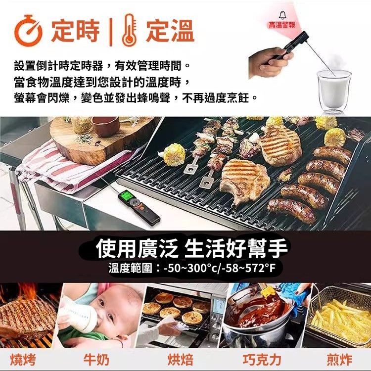 【O-GRILL】電子烤肉溫度計 戶外 露營-細節圖3