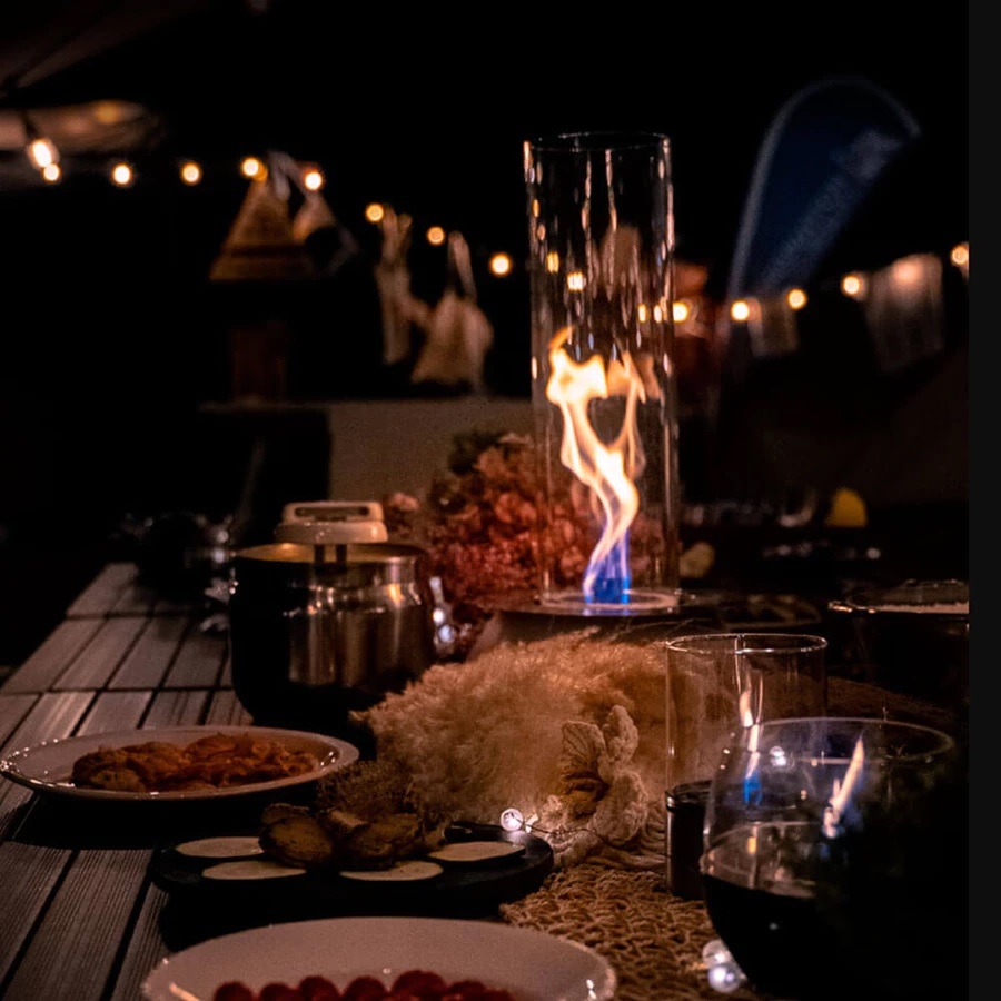 【O-Grill】Cycloflame 旋轉火焰氣氛情境燈 安全設計 獨特火焰造型 燃燒時間長-細節圖4